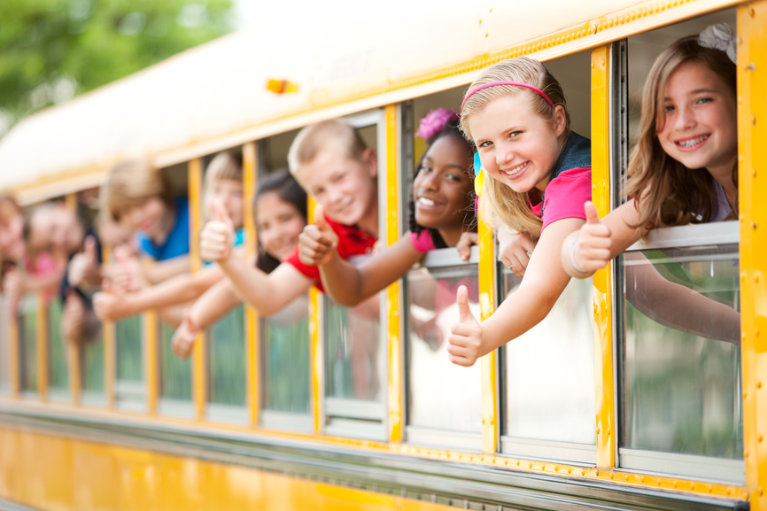 School Bus and kids School Bus and kids